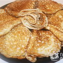 Тонкие блинчики из сырого картофеля