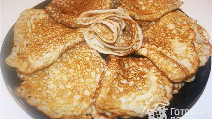 Рецепт Тонких блинчиков из сырого картофеля