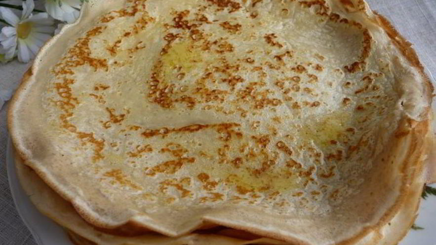 Рецепт тонких русских блинов