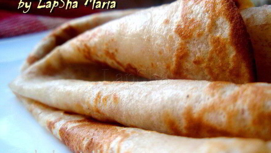 Рецепт цельнозерновых фитнес-блины 4злака с кленовым сиропом