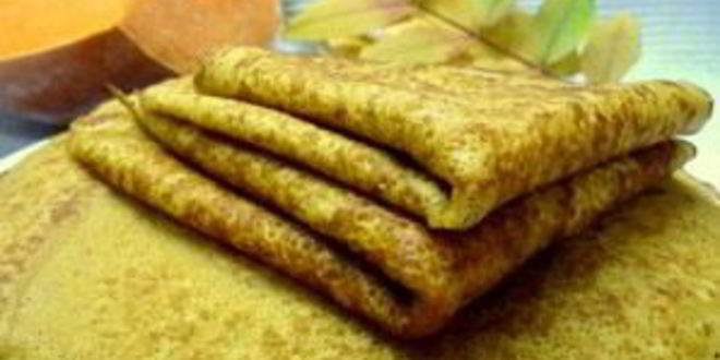 Рецепт тыквенных блинов