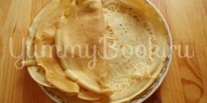 Рецепт заварных блинов