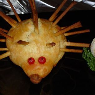 Рецепт Булочек Ежики для детей