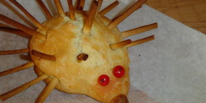 Рецепт булочек ежики для детей