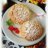 Булочки с кокосом и миндальным штрейзелем