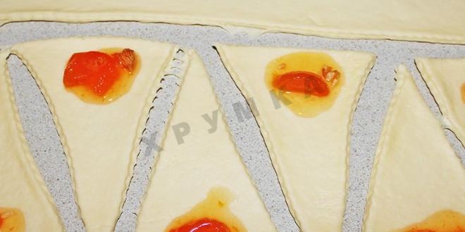 Рецепт круассанов из слоеного дрожжевого теста