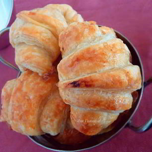 Рецепт Круассанов с миндальным кремом