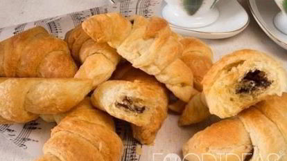 Рецепт Круассанов с ореховой начинкой