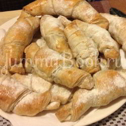 Рецепт Круассанов с шоколадом и апельсиновой цедрой