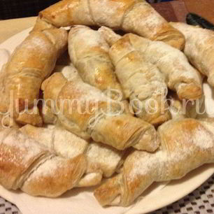 Рецепт Круассанов с шоколадом и апельсиновой цедрой