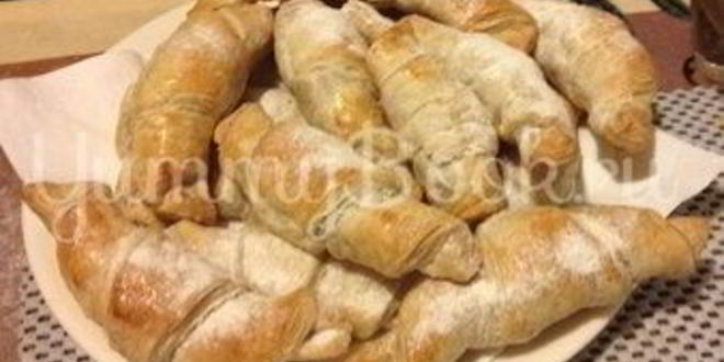 Рецепт круассанов с шоколадом и апельсиновой цедрой