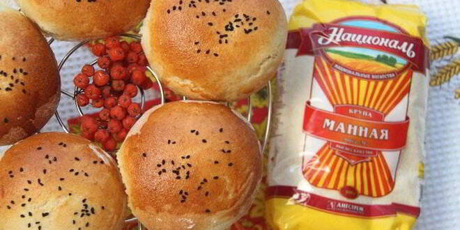 Рецепт манных булочек