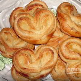 Рецепт Плюшек с сахаром