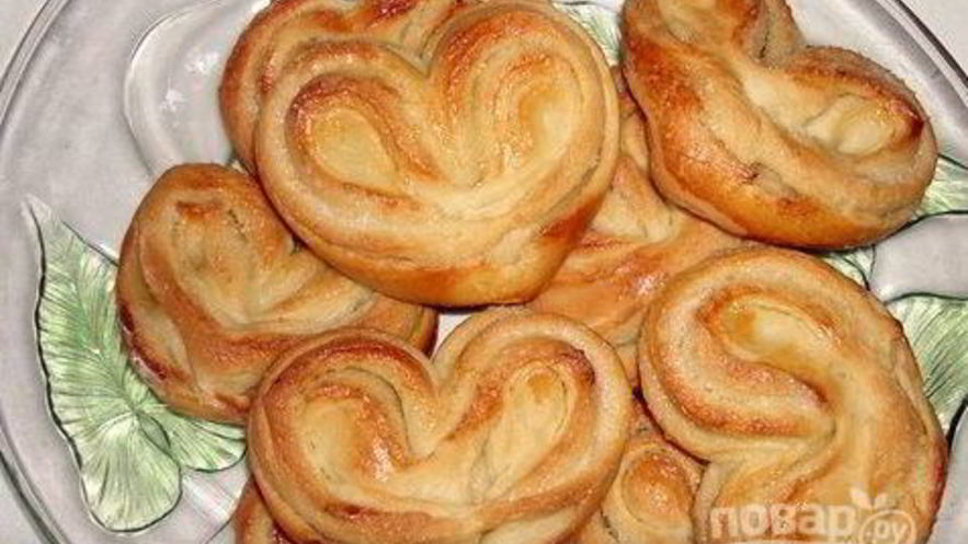 Рецепт плюшек с сахаром