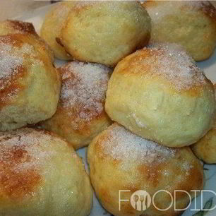 Рецепт Пышных булочек из творога в духовке