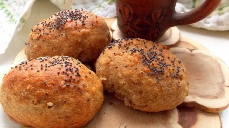 Рецепт ржаных булочек на йогурте