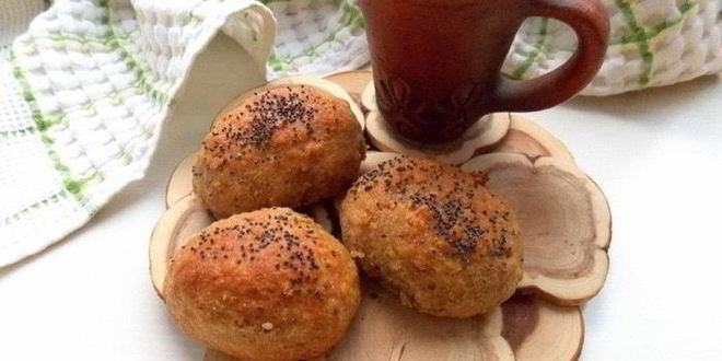 Рецепт ржаных булочек на йогурте