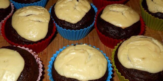 Рецепт шоколадных капкейков-ватрушек