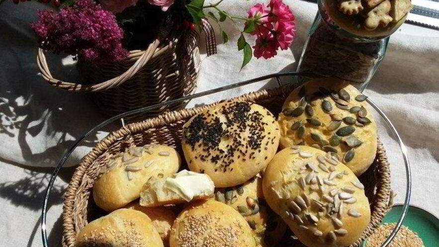 Рецепт творожных булочек к завтраку