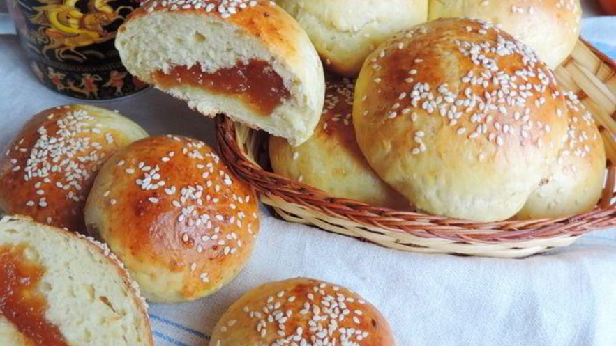 Рецепт творожных булочек