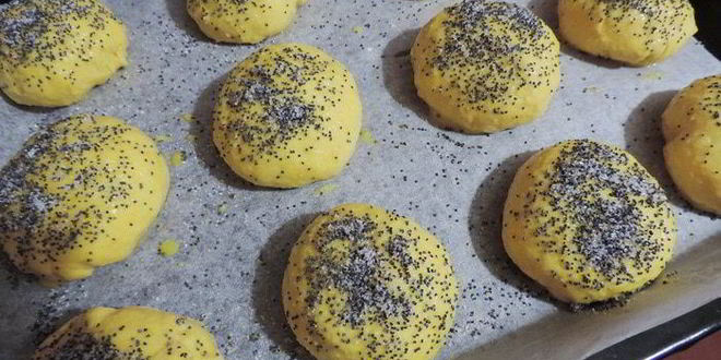 Рецепт тыквенно-творожных булочки