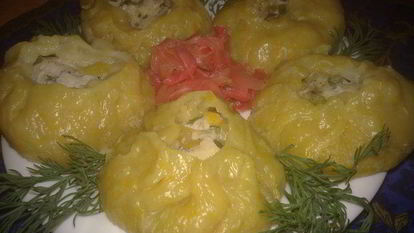 Рецепт Японских булочек Никуман с начинкой