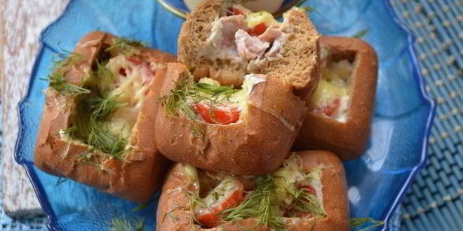 Рецепт закусочных булочек с тунцом