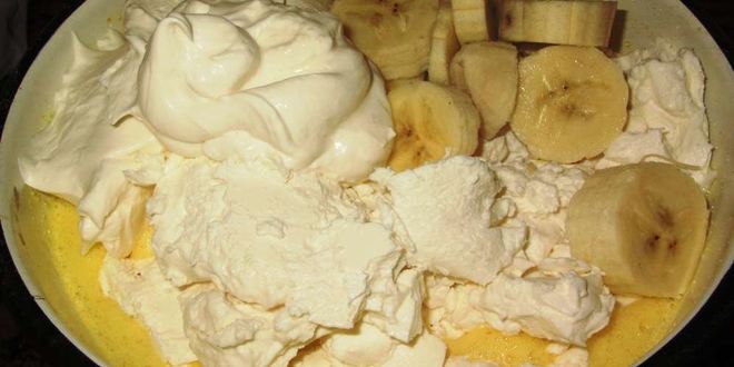 Рецепт бананового чизкейка