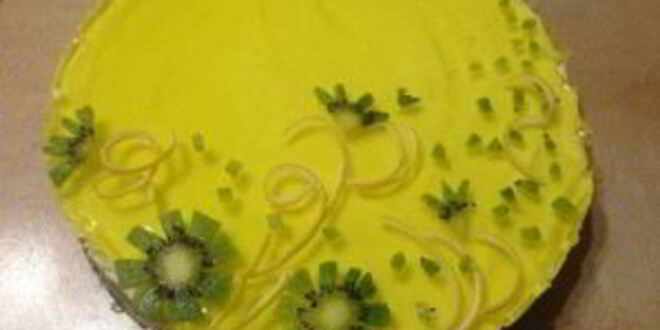 Рецепт быстрого лимонного чизкейка