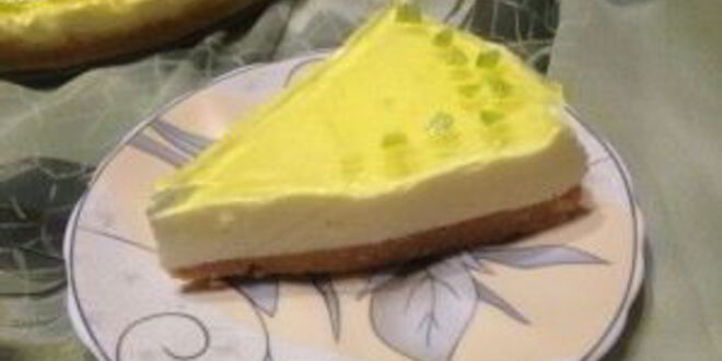 Рецепт быстрого лимонного чизкейка