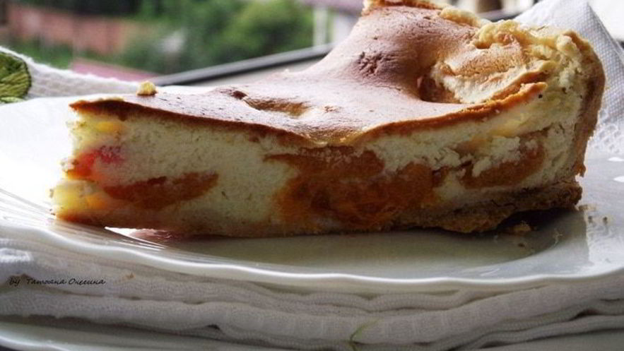 Рецепт чизкейка с абрикосами