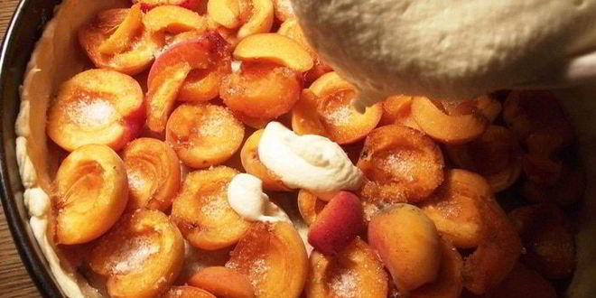 Рецепт чизкейка с абрикосами