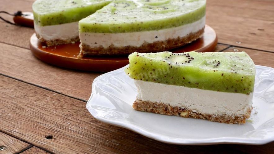 Рецепт чизкейка с киви