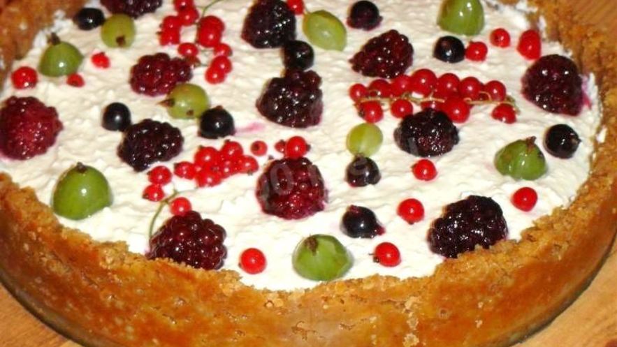 Рецепт чизкейка с летними ягодами