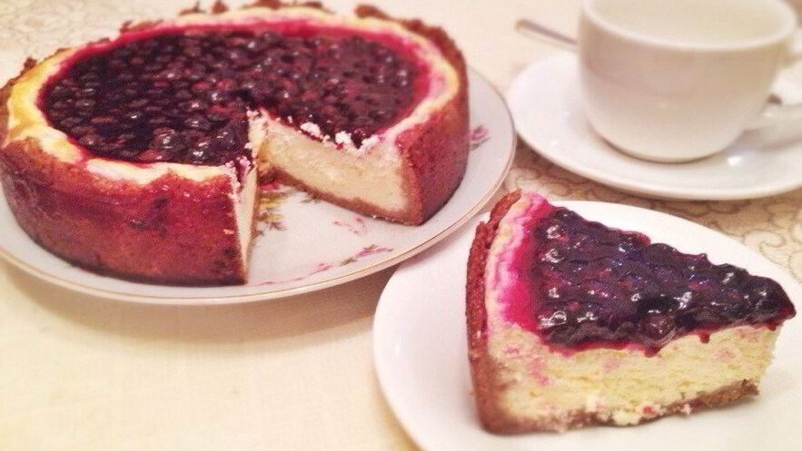 Рецепт диетического чизкейка с топпингом