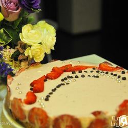 Рецепт Клубничного чизкейка с маршмеллоу