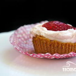 Рецепт Мини-чизкейков с клубникой