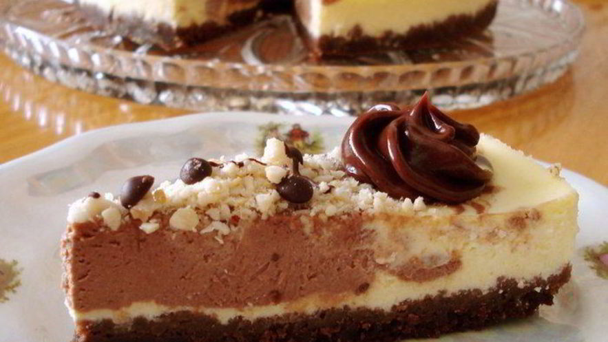 Рецепт мраморного чизкейка