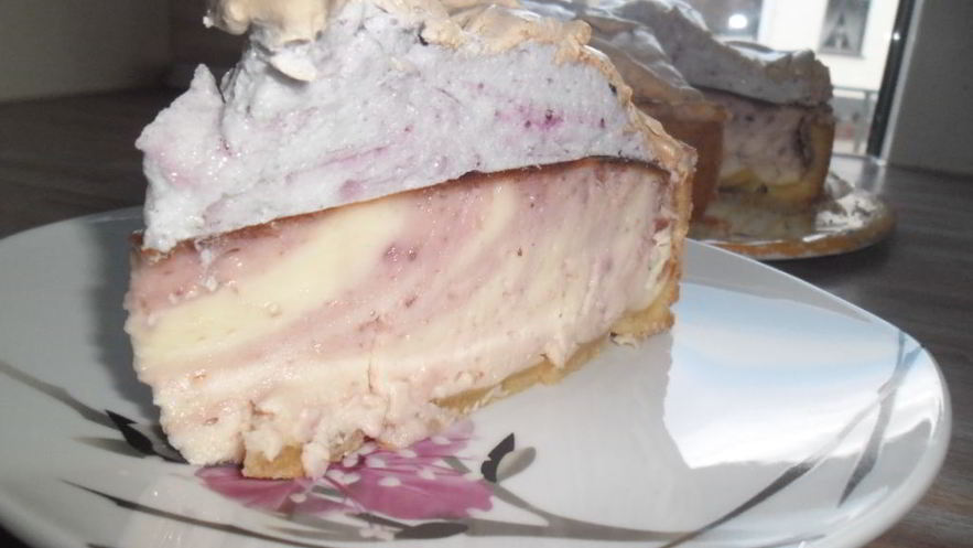 Рецепт полосатого чизкейка