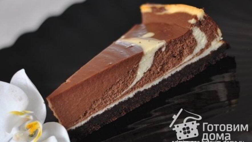 Рецепт шоколадна-апельсинового чизкейк