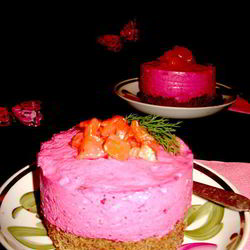 Рецепт Свекольного чизкейка с форелью