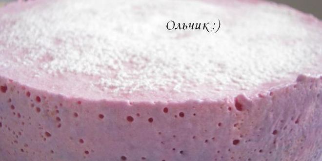 Рецепт воздушного черри-чизкейка без выпечки