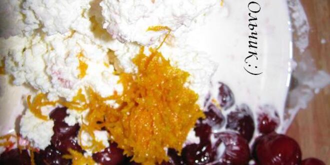 Рецепт воздушного черри-чизкейка без выпечки