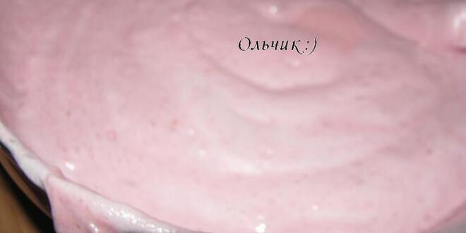 Рецепт воздушного черри-чизкейка без выпечки