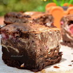 Рецепт Ягодного брауни чизкейк