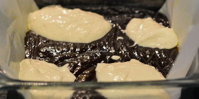 Рецепт ягодного брауни чизкейк