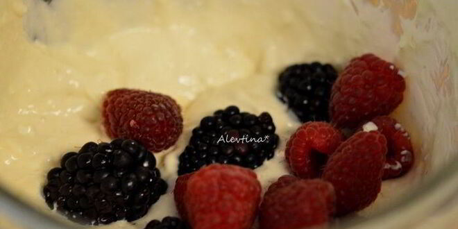 Рецепт ягодного брауни чизкейк