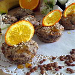 Рецепт Чечевичных кексов с цитрусовыми чипсами