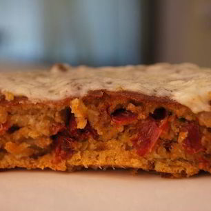 Рецепт Чесночного кекса с сушеными томатами и перцем