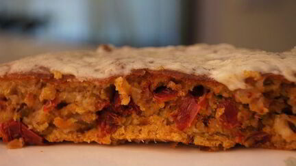 Рецепт Чесночного кекса с сушеными томатами и перцем